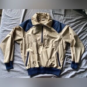 LL Bean Vintage Windbreaker Jacket Mens L Pullover  1980s Made In USA